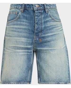 Ksubi Apos;S Anti-K Whiskered Shorts - Blue