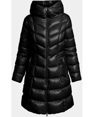 Moncler Marusse Hooded Mid-Length Down Jacket - Black