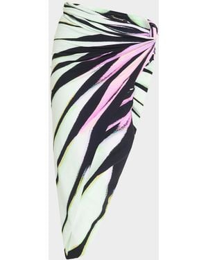 Roberto Cavalli Ray Of Paradise Twisted Sarong - White