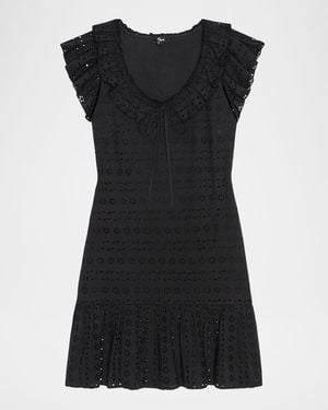 Rails Essie Eyelet Mini Dress - Black