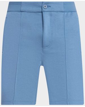 Bugatchi Apos;S Soft Touch Knit Shorts - Blue