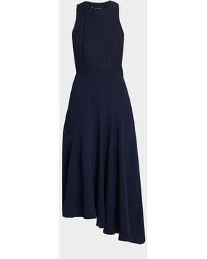 Veronica Beard Thalissa Sleeveless Handkerchief Dress - Blue