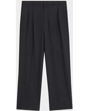 Jonathan Simkhai Apos;S Julian Tapered-Leg Pleated Pants - Blue