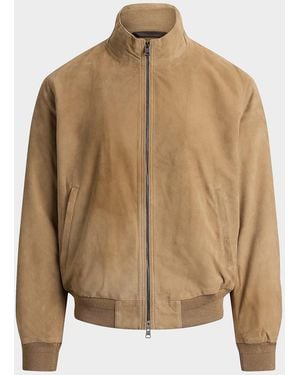 Polo Ralph Lauren Apos;S The Charleton Suede Jacket - Brown