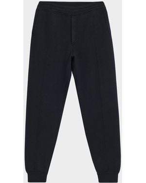 Tom Ford Apos;S Double-Faced Pintuck Jogger Pants - Blue
