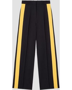 Loewe Side-Stripe Relaxed-Leg Pants - Blue