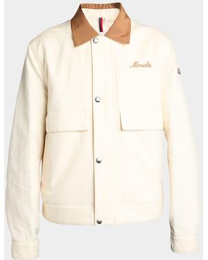 Moncler Apos;S Kilke Gabardine Shirt Jacket - Natural