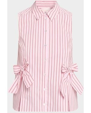 Cinq À Sept Jill Rose Stripe Top - Pink