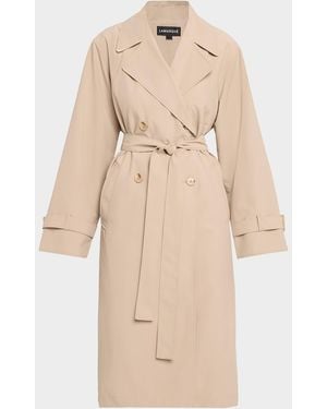 Lamarque Colette Belted Trench Coat - Natural