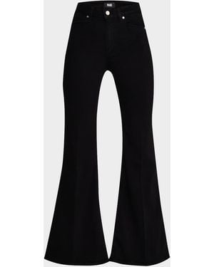 PAIGE Charlie Flare Jeans - Black