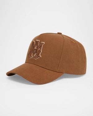 Amiri Apos;S Crystal-Embellished Ma Baseball Cap - Brown