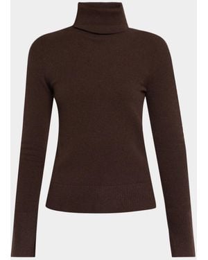 Jonathan Simkhai Fenwick Cashmere Turtleneck Sweater - Brown