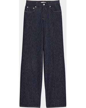 Helmut Lang Closet Relaxed Straight-Leg Denim Jeans - Blue
