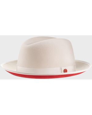 Keith James Apos;S King Fedora Hat - White