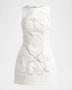 Acler Forever Young Raffin Mini Dress - White