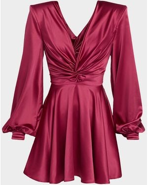 Zhivago The Fading Hour Mini Dress - Red