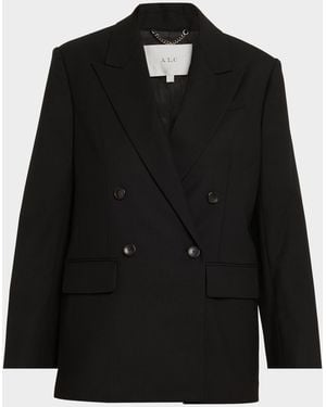 A.L.C. Calla Oversized Tailored Jacket - Black