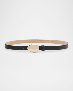 Streets Ahead Leather Belt - Natural