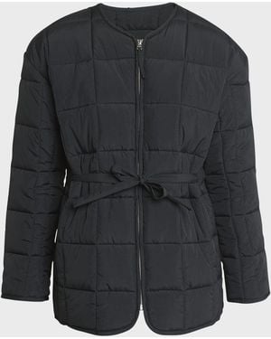 Co. Quilted Zip Jacket - Black