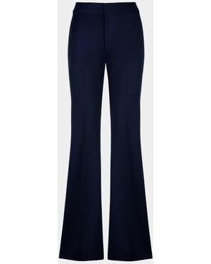 Smythe Lisbon Flared Stretch Pants - Blue