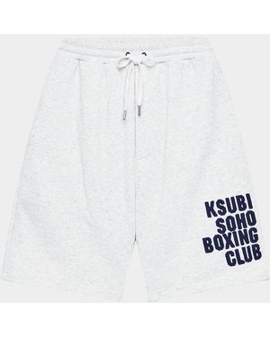 Ksubi Apos;S Club Trak Cotton Shorts - White