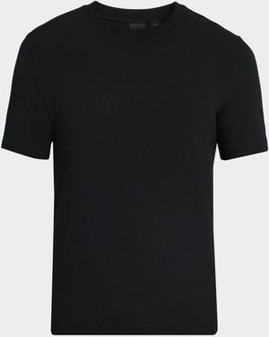 BOSS Apos;S Tiburt 240 Slim Textured Cotton Crewneck T-Shirt - Black
