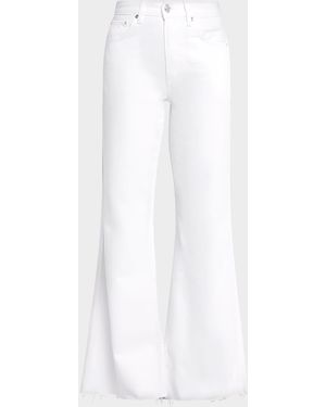 Anine Bing Wyatt Flare Jeans - White