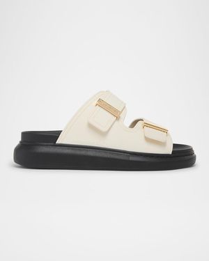 サンダル・ミュール ALEXANDER MCQUEEN Women Sandals 814287WHACO1000 BLACK Alexander McQueen Wedges for Women - Poshmark