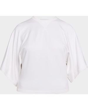 Jonathan Simkhai Amara Kimono-Sleeve Tee - White