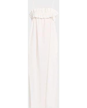 Solid & Striped The Sophie Cotton Midi Dress - White