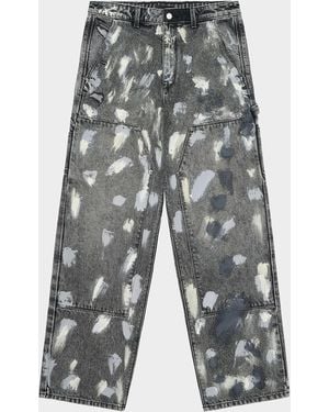 RTA Apos;S Santiago Paint Swatch Carpenter Jeans - Gray