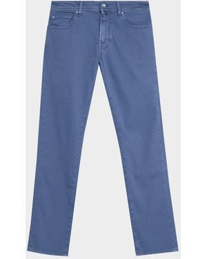 Jacob Cohen Apos;S Stretch Slim Fit Five-Pocket Pants - Blue