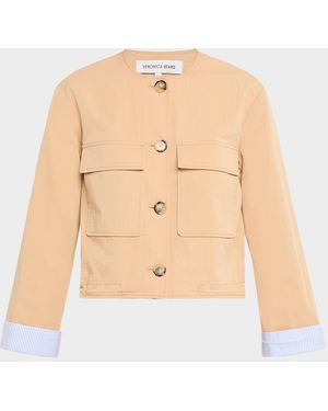 Veronica Beard Gala Utility Jacket - Natural