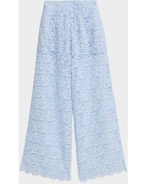 Generation Love Fifi Two-Tone Lace Pants - Blue