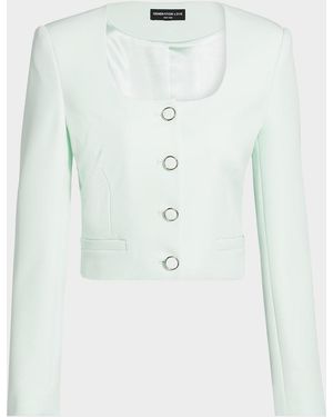 Generation Love Jina Crop Blazer - Blue