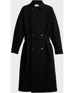 The Row Apos;S Eomer Coat - Black