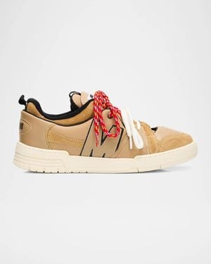 Moschino M Double-Laces Low-Top Sneakers - Multicolor