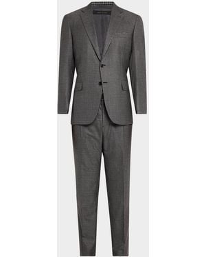 Brioni Apos;S Wool Check Suit - Gray