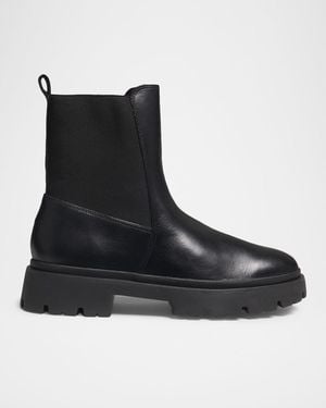 SCHUTZ SHOES Billie Leather Chelsea Boots - Black