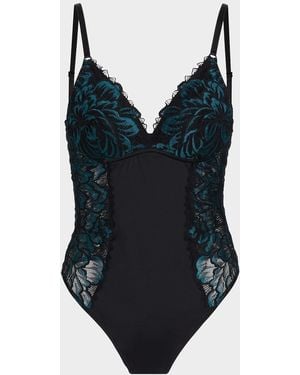Cosabella Encantata Lace Shaper Teddy - Black