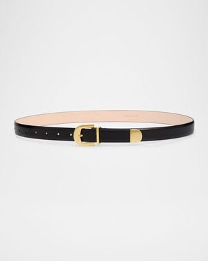 DEHANCHE Resort The Indus Leather Belt - Natural