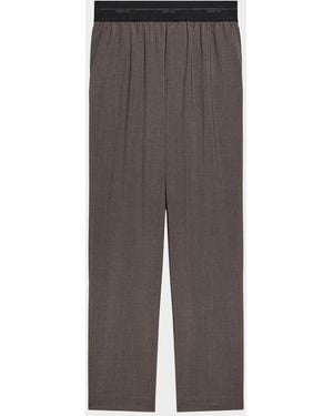 Helmut Lang Apos;S Tapered Pull-On Pants - Gray