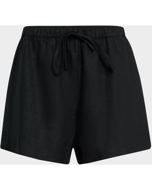 Rails Jenner Linen Drawstring Shorts - Black