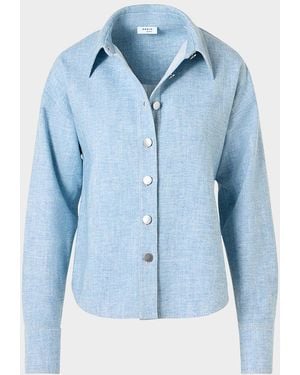 Akris Punto Winter Denim Shirt - Blue
