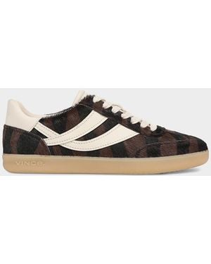 Vince Oasis Calf Hair Low-Top Sneakers - Brown