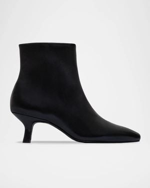 Bernardo 50Mm Sanya Leather Ankle Booties - Black