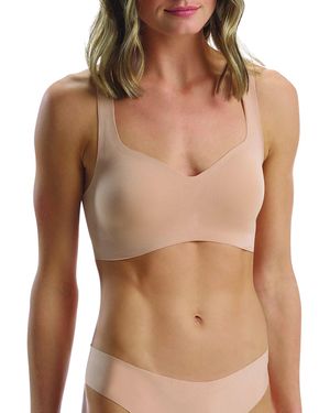 Commando Butter Soft Support Racerback Bralette - Brown