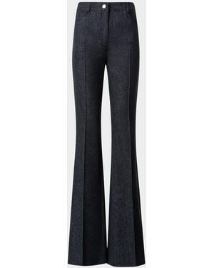 Akris Farid Stretch Bootcut Jeans - Blue