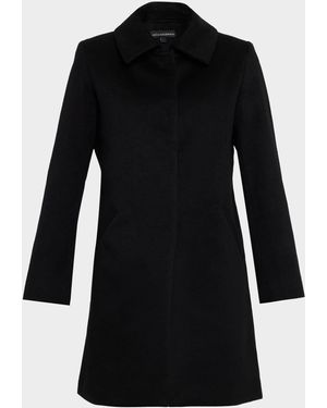 Sofiacashmere Cashmere Car Coat - Black