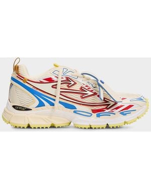 Off-White c/o Virgil Abloh Apos;S Be Right Back Mesh Low-Top Sneakers - Blue